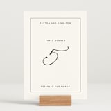 "Join Together" - Table Numbers in Inked by Design Lotus - Displayed (stand not included)