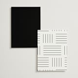"Numerical" - Table Numbers in Lily by Owl and Toad - Back of Card Options