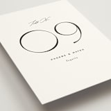 "Numerical" - Table Numbers in Lily by Owl and Toad - Detail