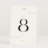 "Marcona" - Table Numbers in Ink by Blustery August - Folded