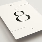 "Marcona" - Table Numbers in Ink by Blustery August - Detail