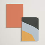 "Canyon Wall" - Table Numbers in Sunset by Robin Ott - Back of Card Options