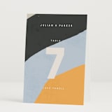 "Canyon Wall" - Table Numbers in Sunset by Robin Ott - Folded