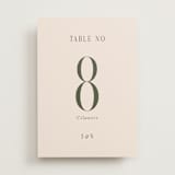 "Fero" - Table Numbers in Blush by Pati Cascino - Front