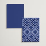 "Santorini" - Table Numbers in Cerulean by Zani van Zyl - Back of Card Options