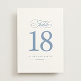 "Aristocratic" - Table Numbers in Sky by Creo Study - Front