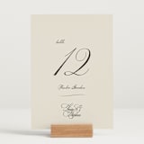 "Old Fashioned" - Table Numbers in Night by Ani Somi - Displayed (stand not included)