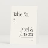 "Modern Space" - Table Numbers in Cloud by Ashlee Townsend - Folded