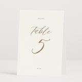"Vintage Whimsy" - Table Numbers in Peony by Corinne Malesic - Folded