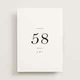 "traditional love story" - Table Numbers in Black Tie by Phrosné Barwood - Front