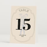 "Sealed" - Table Numbers in Daisy by Baumbirdy - Folded