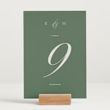 "Enchanted" - Table Numbers in Garden by Alston Foster - Displayed (stand not included)