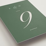 "Enchanted" - Table Numbers in Garden by Alston Foster - Detail