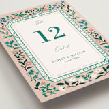 "Le Jardin" - Table Numbers in Petal by Elly - Detail