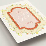 "Verona Sunrise Pergula" - Table Numbers in Sunset by Phrosné Barwood - Detail
