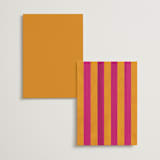 "Paint" - Table Numbers in Punch by Pixel and Hank - Back of Card Options