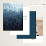 "Mountain Retreat" - Table Numbers in Evening Sky by Design Lotus - Back of Card Options