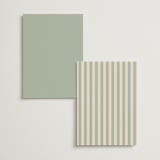 "Scripted" - Table Numbers in Emerald by Creo Study - Back of Card Options