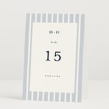 "melihrolo" - Table Numbers in Powder Blue by chocomocacino - Folded