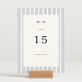"melihrolo" - Table Numbers in Powder Blue by chocomocacino - Displayed (stand not included)