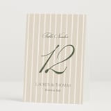 "Summer Fields" - Table Numbers in Petal by Lisa Joanna Harrison - Folded