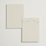 "simple monogram" - Table Numbers in Lace by Cass Loh - Back of Card Options