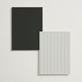 "Timeless Together" - Table Numbers in Tuxedo by Carolyn MacLaren - Back of Card Options