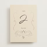 "The Swan" - Table Numbers in Buttercream by Helena Vitto - Front