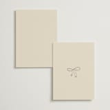 "The Swan" - Table Numbers in Buttercream by Helena Vitto - Back of Card Options