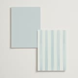 "Alento" - Table Numbers in Celeste by Pati Cascino - Back of Card Options