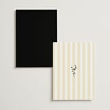 "Elegant and Formal" - Table Numbers in Sunshine by Jen Ramsey - Back of Card Options