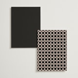 "Bold Stack" - Table Numbers in Noir by Alethea and Ruth - Back of Card Options