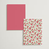 "Villa" - Table Numbers in Azalea by Everett Paper Goods - Back of Card Options