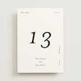 "Tuscany" - Table Numbers in Ink by Blustery August - Front