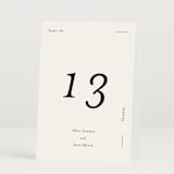 "Tuscany" - Table Numbers in Ink by Blustery August - Folded
