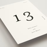 "Tuscany" - Table Numbers in Ink by Blustery August - Detail