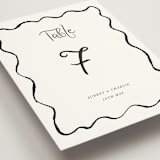 "quirky fun" - Table Numbers in Tuxedo by Cass Loh - Detail