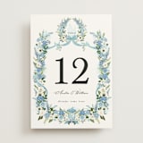 "Disney's Cinderella Fairytale" - Table Numbers in Bluebell by Susan Moyal - Front