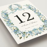 "Disney's Cinderella Fairytale" - Table Numbers in Bluebell by Susan Moyal - Detail