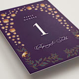 "Disney's Tangled Lanterns" - Table Numbers in Twilight by Simona Camp - Detail