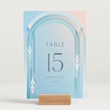 "Disney's Frozen True Love" - Table Numbers in Frozen by Lori Wemple - Displayed (stand not included)