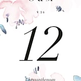 "Florista Modernista" - Table Numbers in Azalea by Petra Kern - Detail