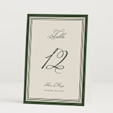"Emerson" - Table Numbers in Evergreen by Kelly Watkins - Folded