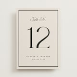 "Galleria" - Table Numbers in Onyx by Laura Hankins - Front
