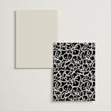 "Galleria" - Table Numbers in Onyx by Laura Hankins - Back of Card Options