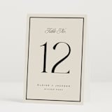 "Galleria" - Table Numbers in Onyx by Laura Hankins - Folded
