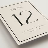 "Galleria" - Table Numbers in Onyx by Laura Hankins - Detail