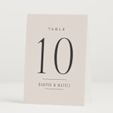"Close-up" - Table Numbers in Sandstone by Nicole Walsh - Folded