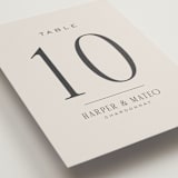 "Close-up" - Table Numbers in Sandstone by Nicole Walsh - Detail