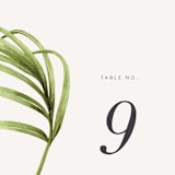 "palmetto" - Table Numbers in Palmetto by kelli hall - Detail